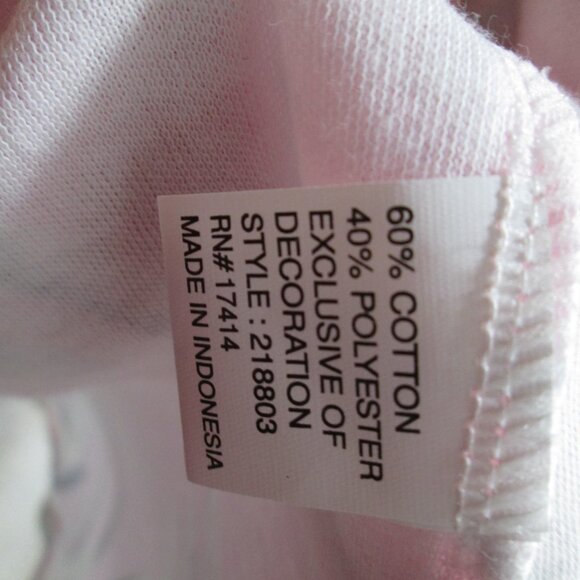 Miss Elaine Cottonessa Short Nightgown 3/4 Sleeve Botanical Pattern Pink NWT M - Picture 11 of 13